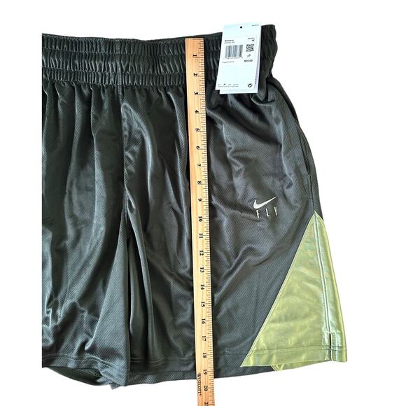 NIKE Women's Dri-fit Isofly Basketball Shorts w/ Pockets Plus Size 1X Green - Picture 8 of 9